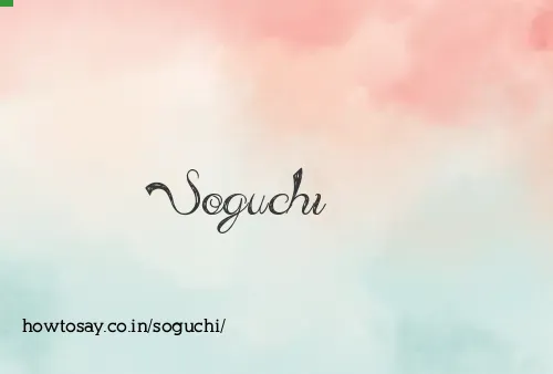 Soguchi