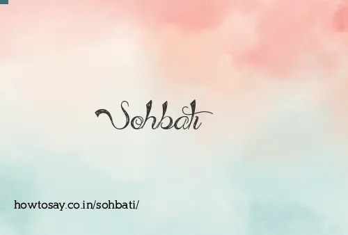 Sohbati