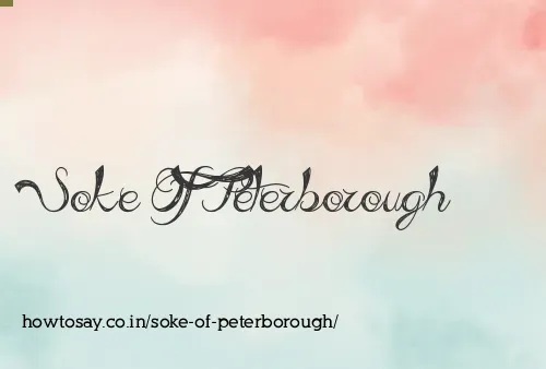 Soke Of Peterborough