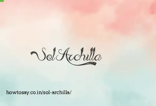 Sol Archilla