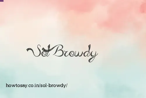 Sol Browdy