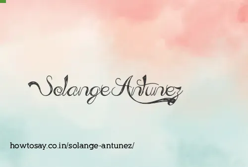 Solange Antunez