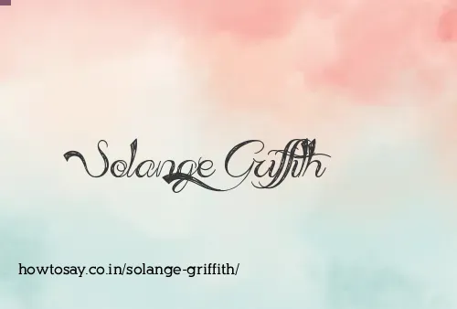 Solange Griffith