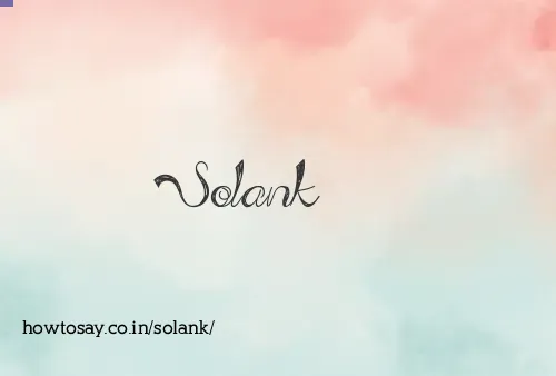 Solank