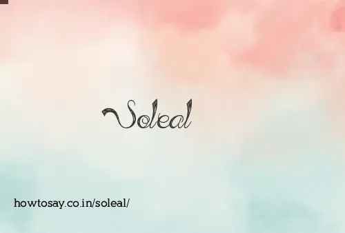 Soleal