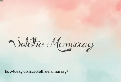 Soletha Mcmurray