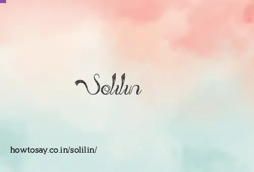 Solilin