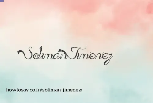 Soliman Jimenez