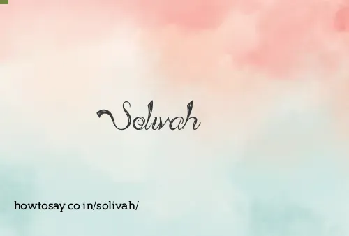 Solivah