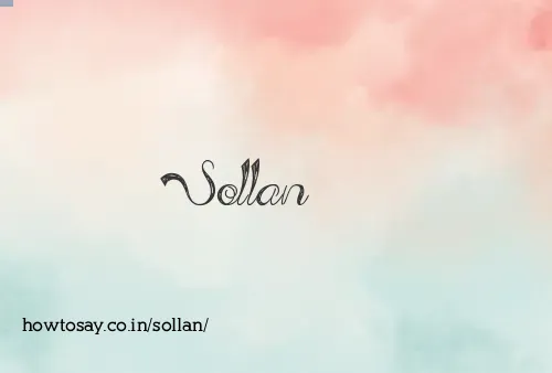 Sollan