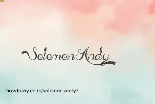 Solomon Andy