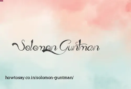 Solomon Guntman