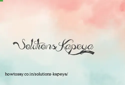 Solutions Kapeya