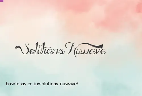 Solutions Nuwave