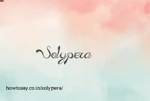Solypera