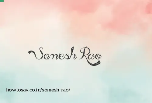 Somesh Rao