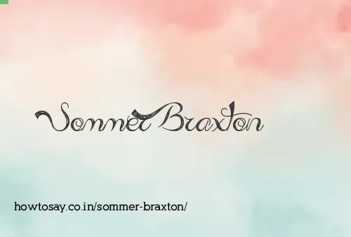 Sommer Braxton
