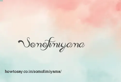 Somofimiyama
