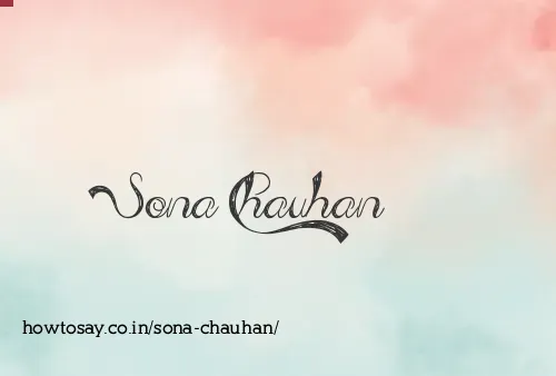 Sona Chauhan