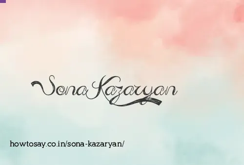 Sona Kazaryan