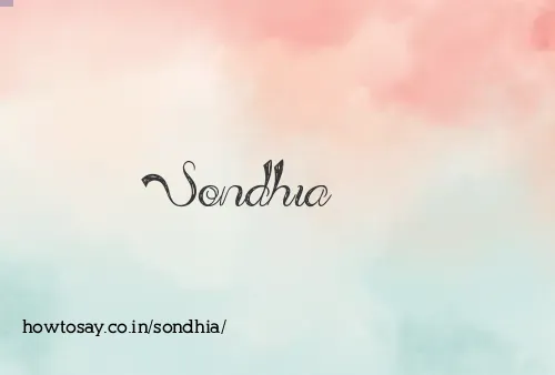 Sondhia