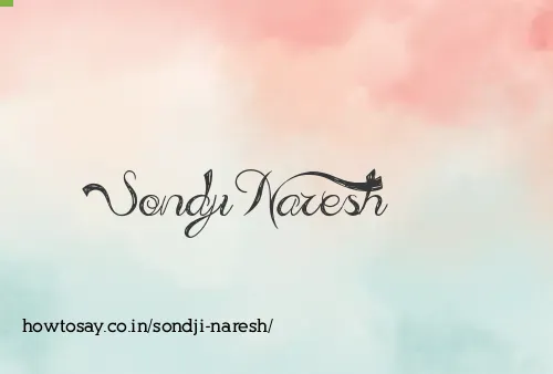 Sondji Naresh