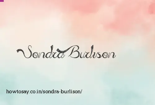 Sondra Burlison