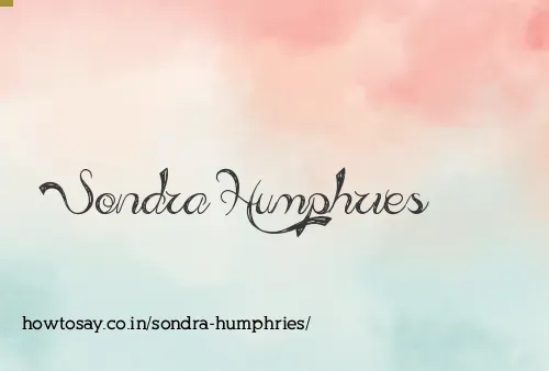 Sondra Humphries