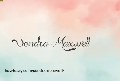 Sondra Maxwell
