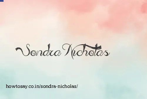 Sondra Nicholas