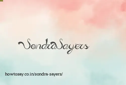Sondra Sayers