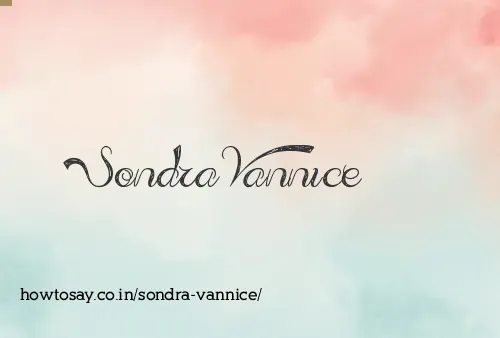 Sondra Vannice