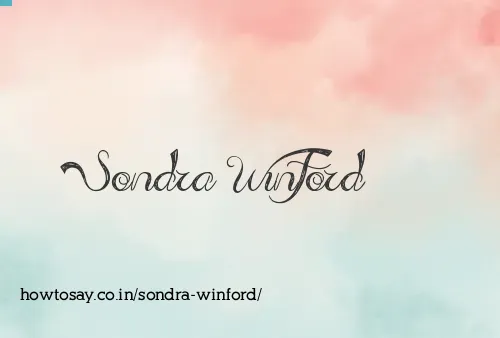 Sondra Winford