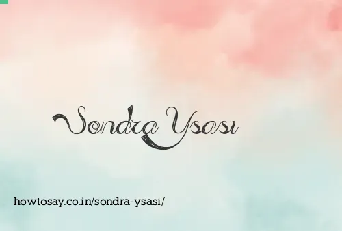 Sondra Ysasi