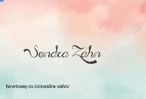 Sondra Zahn