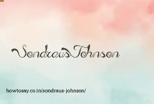 Sondraus Johnson