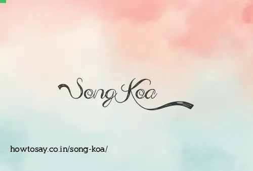 Song Koa