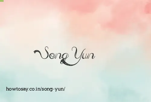 Song Yun