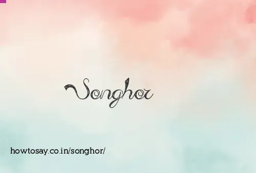 Songhor