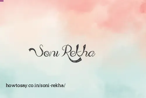 Soni Rekha