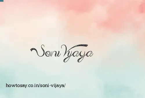Soni Vijaya