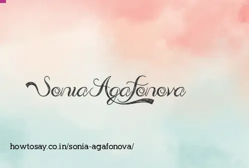 Sonia Agafonova