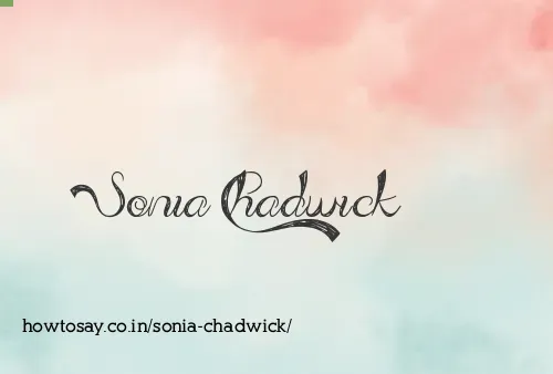 Sonia Chadwick
