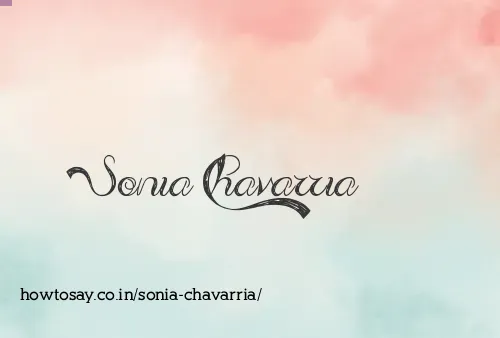 Sonia Chavarria