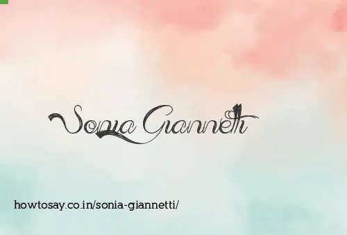 Sonia Giannetti