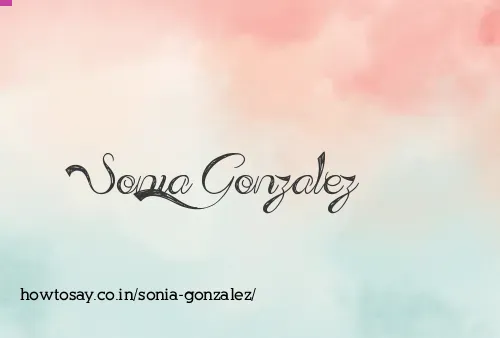 Sonia Gonzalez