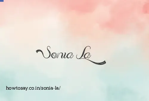 Sonia La