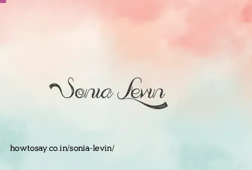 Sonia Levin