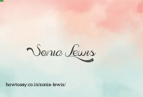 Sonia Lewis