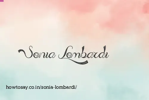 Sonia Lombardi
